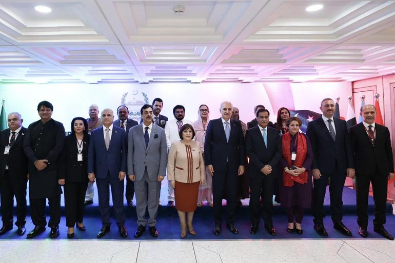 TBMM Başkanı Kurtulmuş, ‘Azerbaycan, Pakistan ve Türkiye Üçlü Parlamento Başkanları Toplantısı’ açılışında konuştu