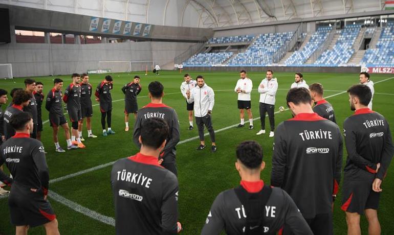 Ümit Milli Takım Macaristan maçı hazırlıklarını tamamladı