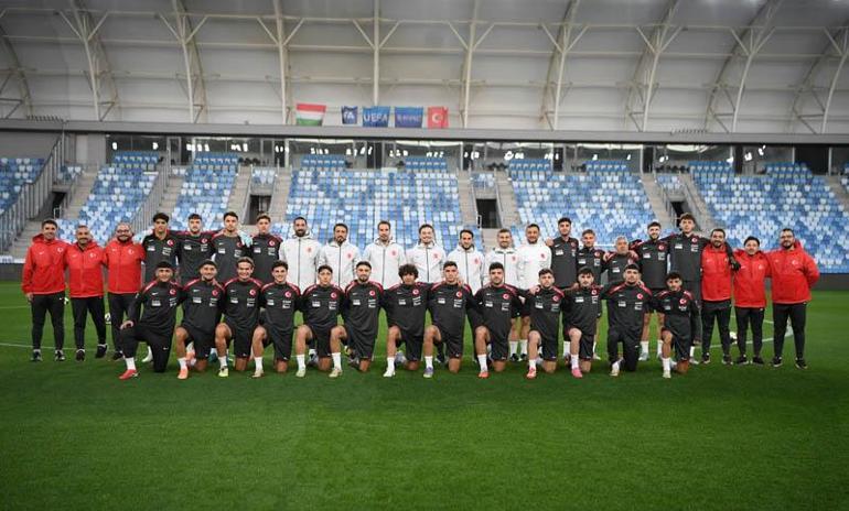 Ümit Milli Takım Macaristan maçı hazırlıklarını tamamladı