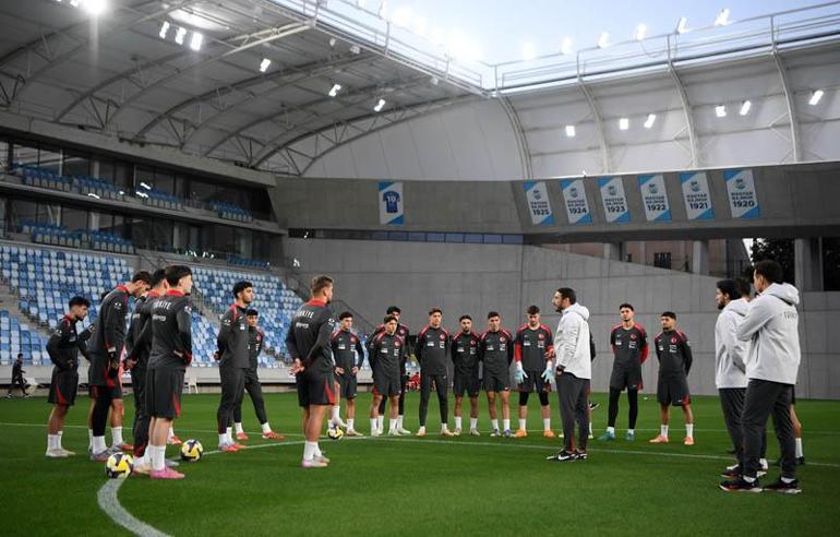 Ümit Milli Takım Macaristan maçı hazırlıklarını tamamladı