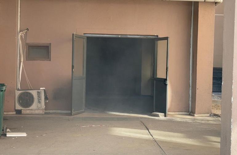 Çorluda hastanenin sigorta panelinde patlama