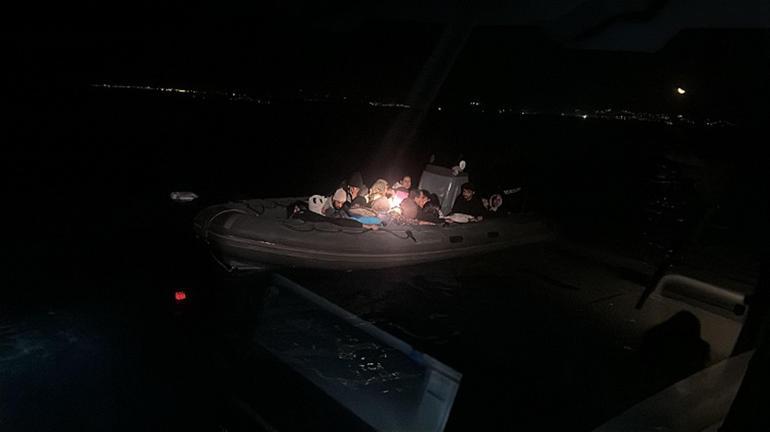 Bodrum açıklarında 24 kaçak göçmen yakalandı, 19 kaçak göçmen kurtarıldı