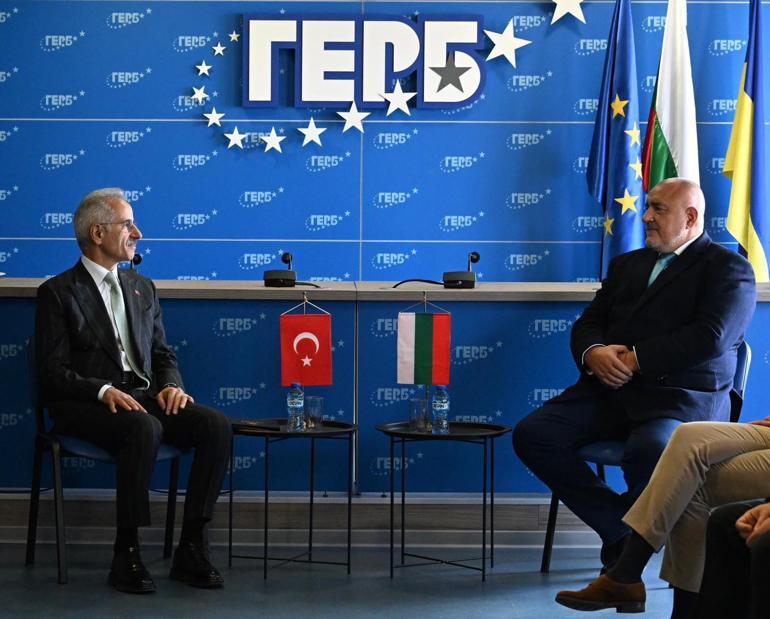 Bakan Uraloğlu, Bulgaristanın Avrupalı Gelişimi için Vatandaşlar Partisi Başkanı Borisov ile görüştü