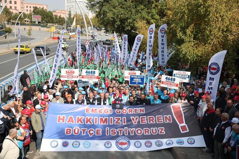 Memur-Senden TBMM önünde bütçe açıklaması