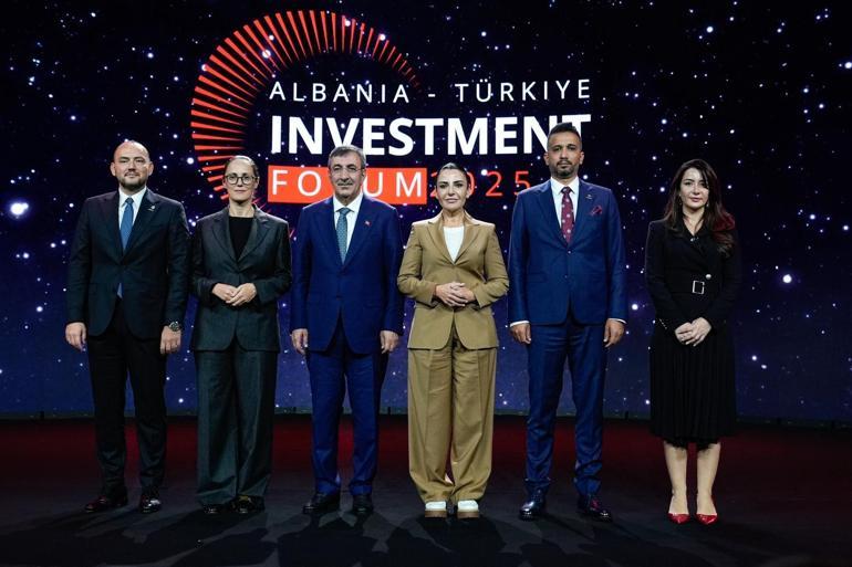 Cumhurbaşkanı Yardımcısı Yılmaz, Arnavutluk-Türkiye Yatırım Forumu 2025 Açılış Törenine katıldı