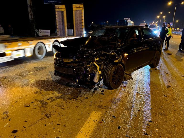 Bursada 5 aracın karıştığı zincirleme trafik kazası: 3 yaralı