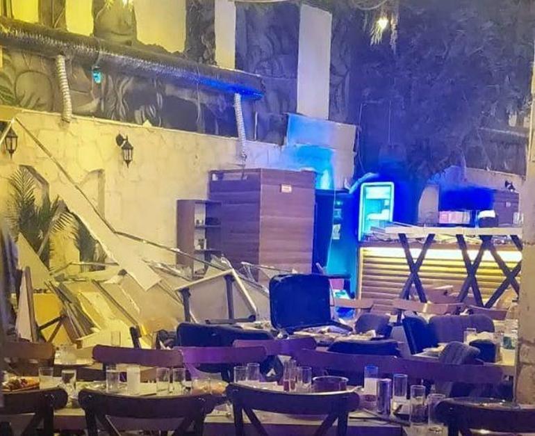 İzmirde eğlence mekanının tavanı çöktü: 6 yaralı