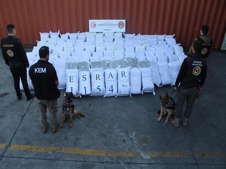 Edirne ve Tekirdağda 809 milyon liralık uyuşturucu ele geçirildi