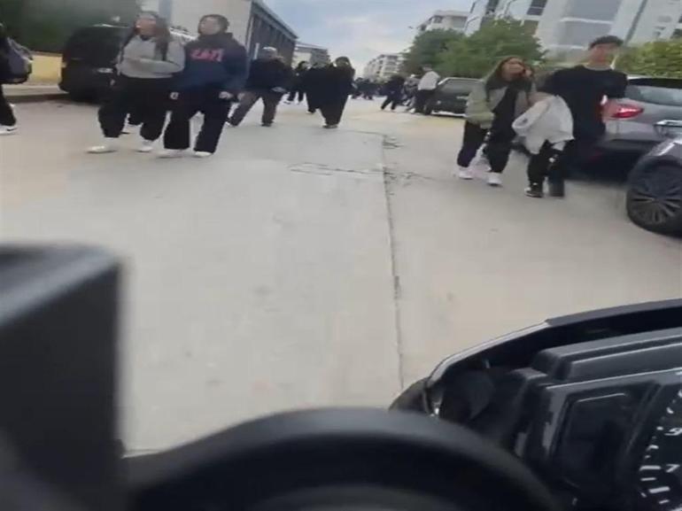 Ehliyetsiz sürücünün okul önünde motosikletle tehlikeli yolculuğuna 65 bin lira ceza