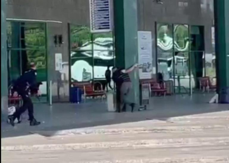 Otogarda etrafa ateş açtı, polis tarafından bacağından vurulup yakalandı