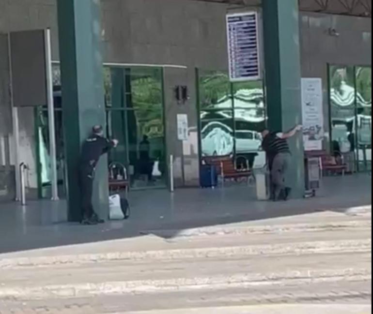 Otogarda etrafa ateş açtı, polis tarafından bacağından vurulup yakalandı