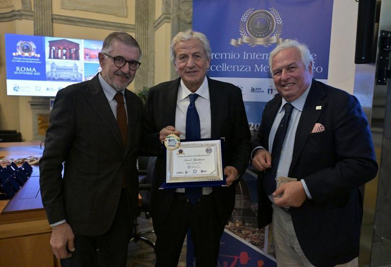 Kenan Yıldız’a İtalya’da Akdeniz Mükemmeliyet Ödülü