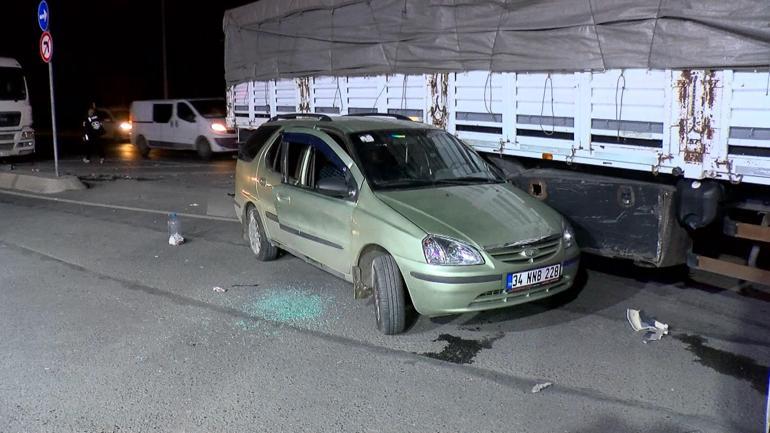 Sultangazi’de kontrolden çıkan TIR park halindeki 5 araca çarptı