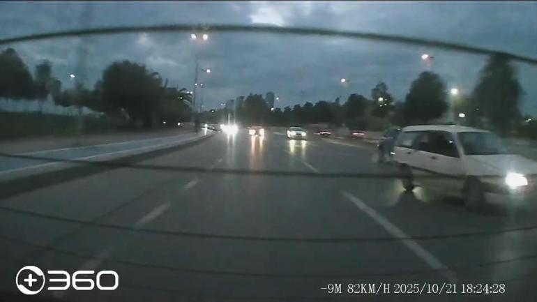 Pendikte makas atan otomobil, takla atarak metrelerce sürüklendi