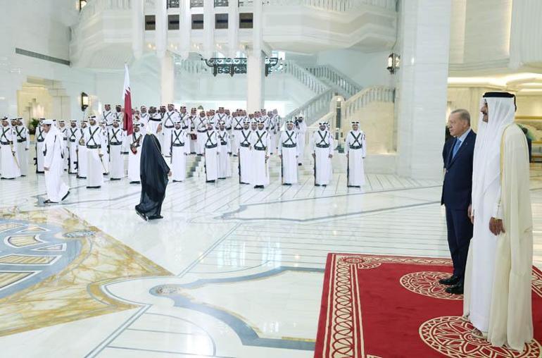 Cumhurbaşkanı Erdoğan, Katar Emiri Al Sani ile görüştü