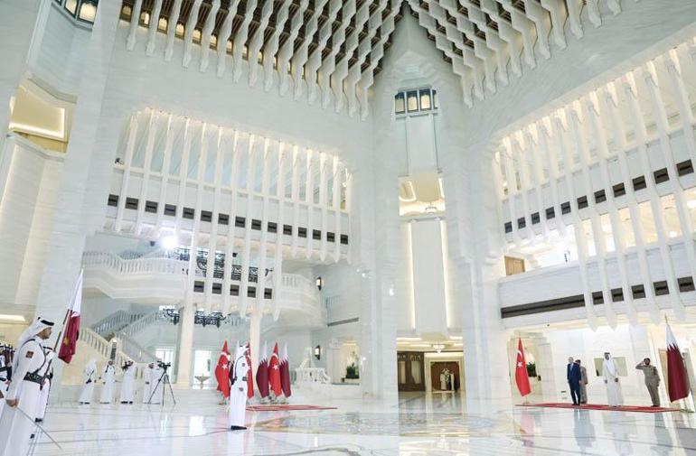 Cumhurbaşkanı Erdoğan, Katar Emiri Al Sani ile görüştü