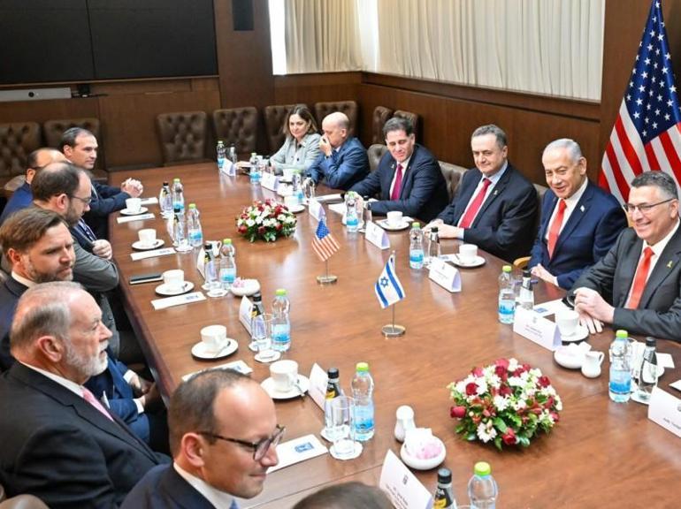 ABD Başkan Yardımcısı JD Vance, Netanyahu ile görüştü