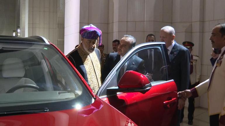 Cumhurbaşkanı Erdoğan, Umman Al Alam Sarayı’nda