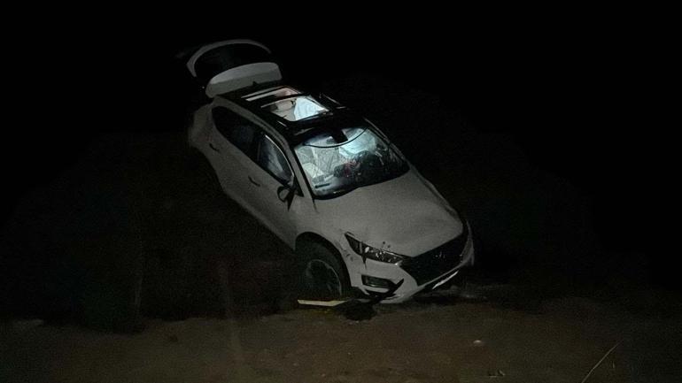 Ehliyetsiz sürücünün kontrolünden çıkan otomobil takla attı: 1 ölü, 4 yaralı