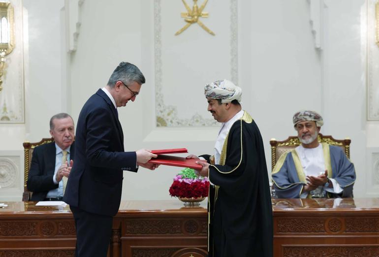 Türkiye ile Umman arasında anlaşmalar imzalandı