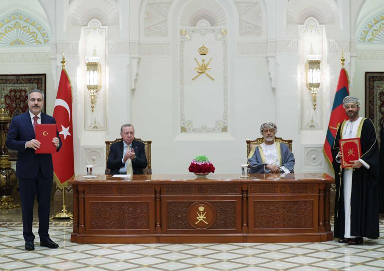 Türkiye ile Umman arasında anlaşmalar imzalandı