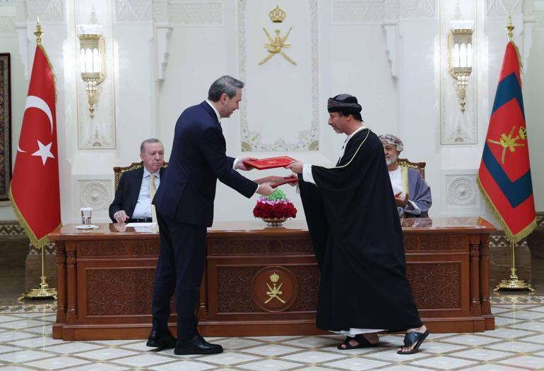 Türkiye ile Umman arasında anlaşmalar imzalandı