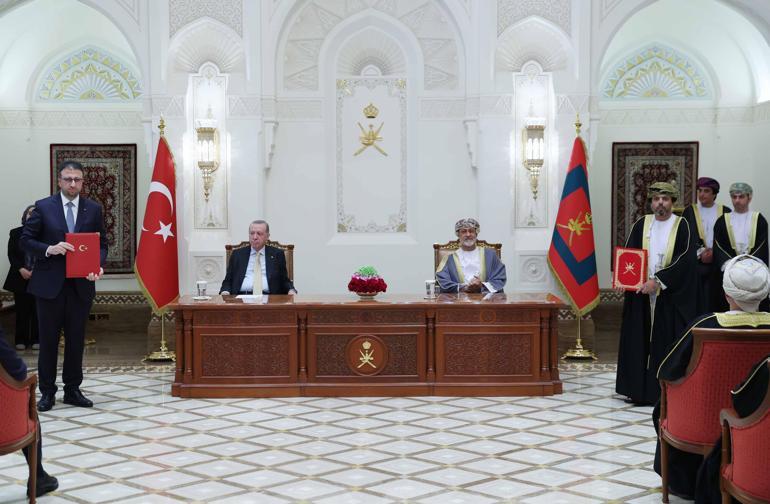 Türkiye ile Umman arasında anlaşmalar imzalandı