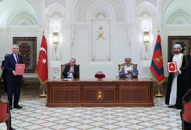 Türkiye ile Umman arasında anlaşmalar imzalandı