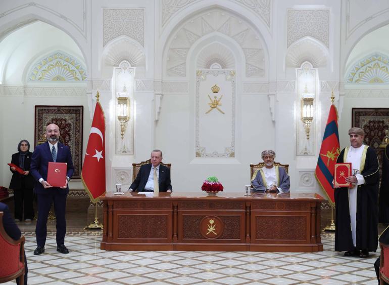 Türkiye ile Umman arasında anlaşmalar imzalandı