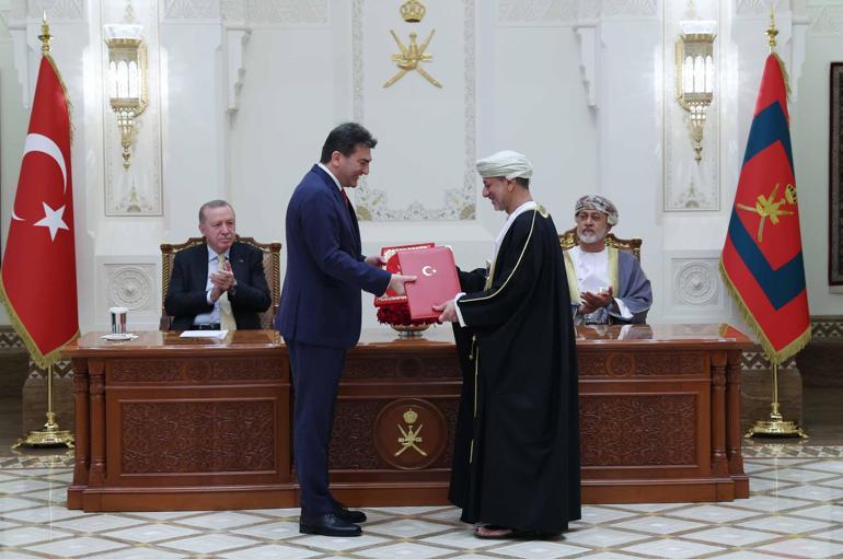 Türkiye ile Umman arasında anlaşmalar imzalandı