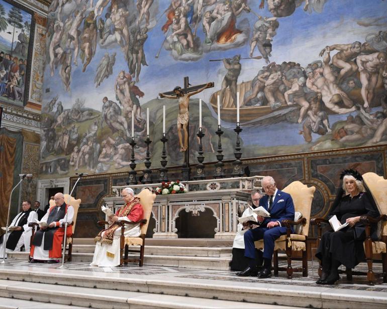 İngiltere Kralı Charles, Vatikan’da