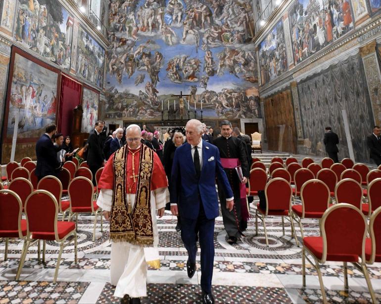 İngiltere Kralı Charles, Vatikan’da