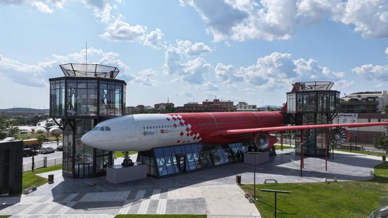 Airbus yolcu uçağı Havacılık Bilim Merkezi oldu