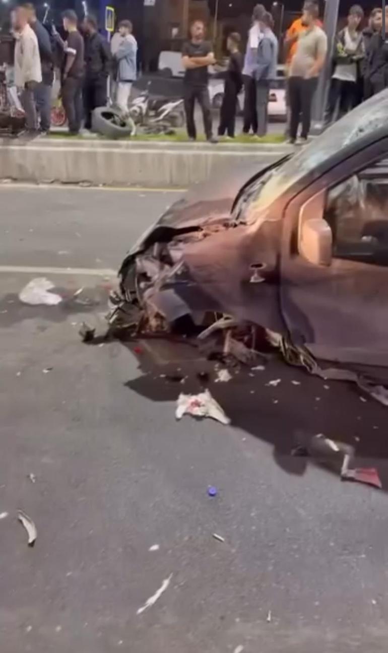 Batman’da hafif ticari araç, motosiklet ve elektrikli bisiklet çarpıştı: 6 yaralı