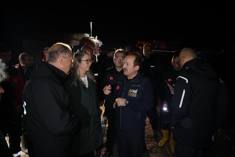 AFAD Başkanı Pehlivan, sel bölgesindeki çalışmaları yerinde inceledi