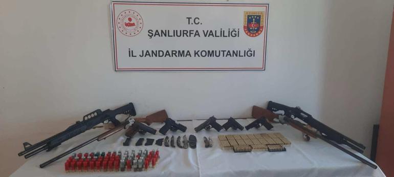 Şanlıurfa’da silah kaçakçılığı operasyonu; 7 gözaltı