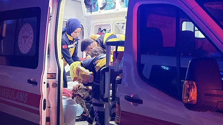 Alkollü sürücü, eşi ve 2 yaşındaki bebeği araçtayken polisten kaçıp, kaza yaptı