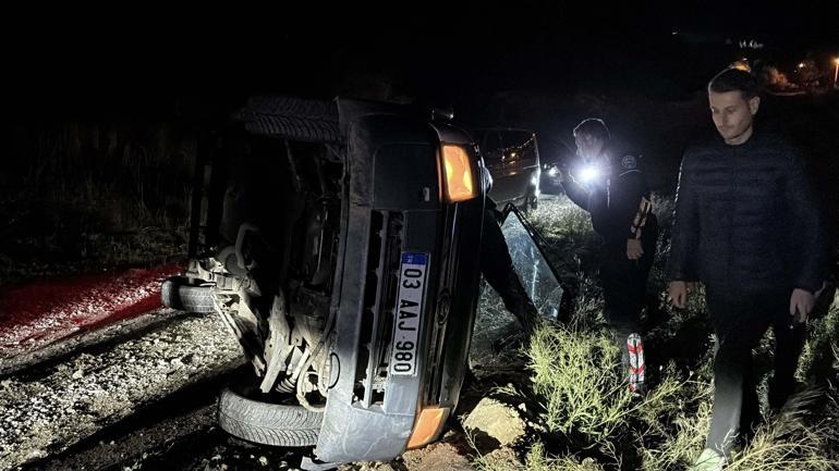 Alkollü sürücü, eşi ve 2 yaşındaki bebeği araçtayken polisten kaçıp, kaza yaptı
