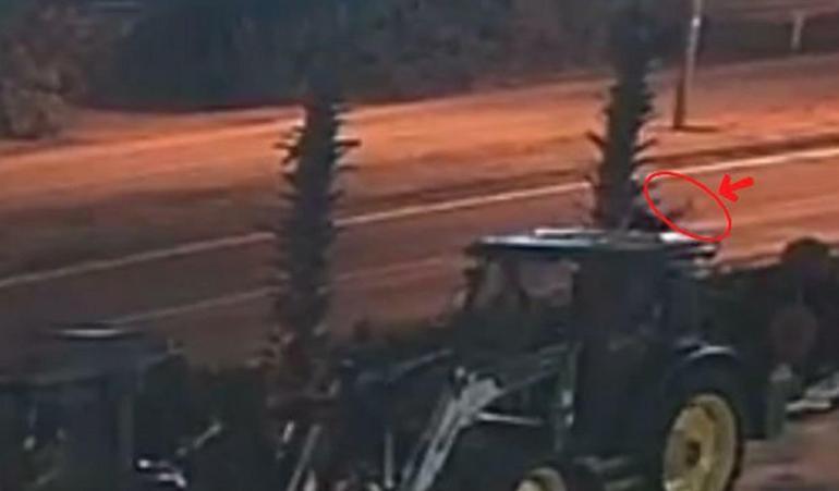 Tirede iş yerine silahlı saldırı kamerada