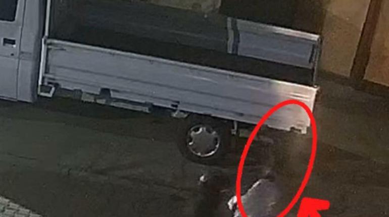 Tirede iş yerine silahlı saldırı kamerada