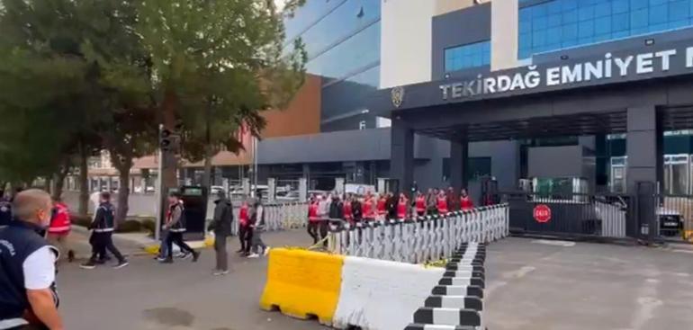 Tekirdağ merkezli göçmen kaçakçılığı operasyonu; 18 organizatör tutuklandı