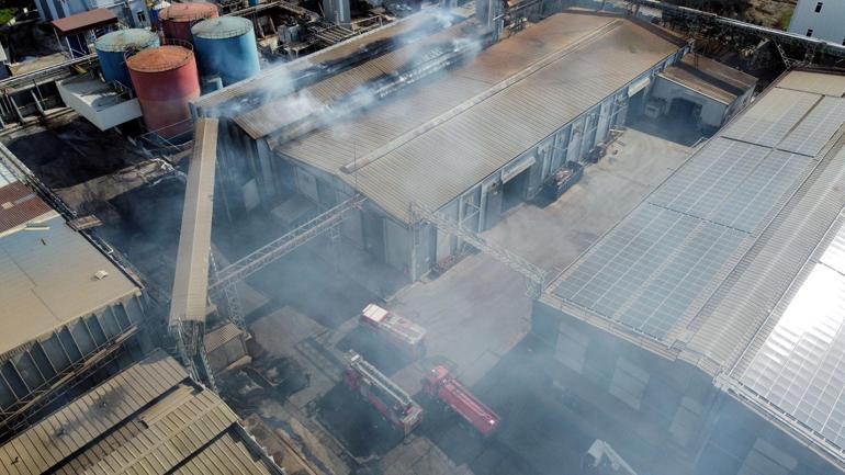 Edirnede yağ fabrikasında patlama; 1 yaralı