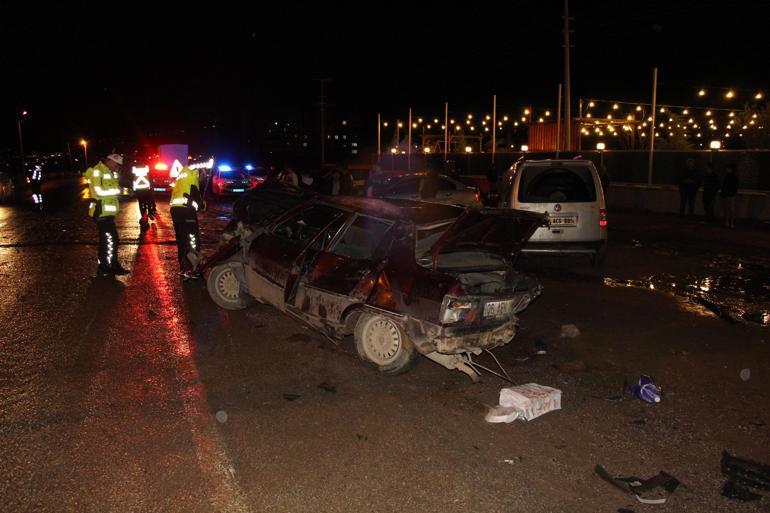 Çankırı’da 3 aracın karıştığı zincirleme kaza: 9 yaralı