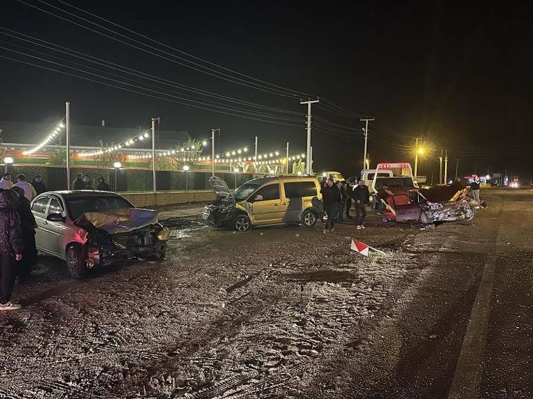 Çankırı’da 3 aracın karıştığı zincirleme kaza: 9 yaralı