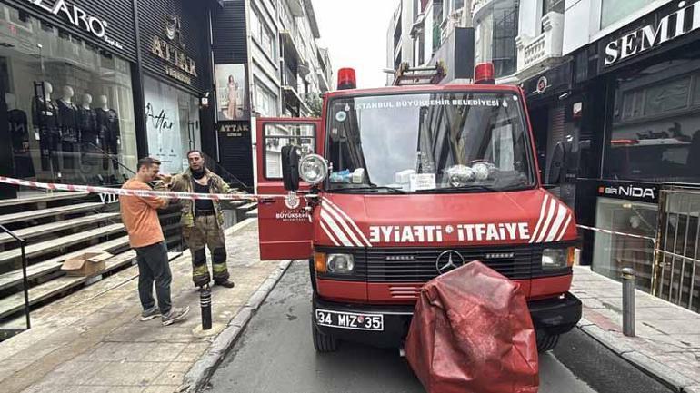 Şişlide 3 katlı binada çıkan yangında 1 kişi hayatını kaybetti