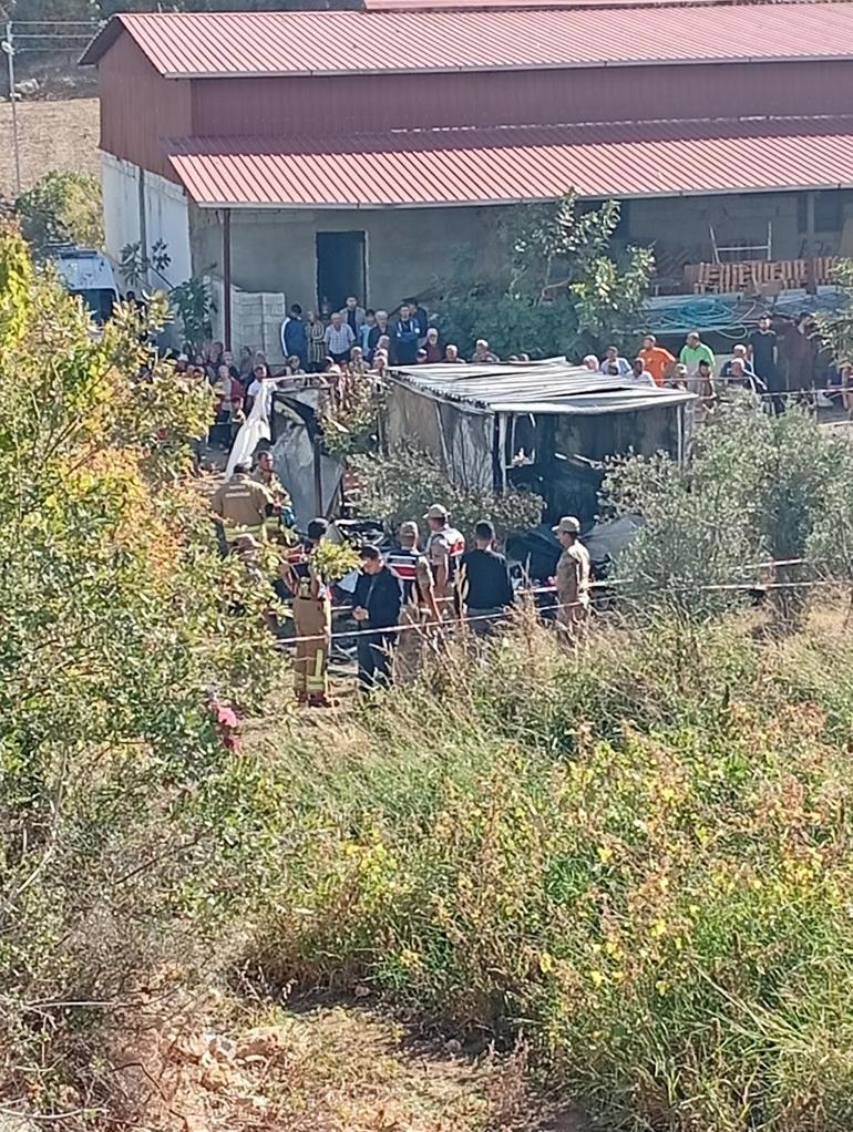 Hatay’da konteyner yangınında dumandan etkilenen bebek öldü