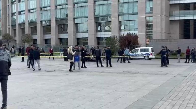 Çağlayan Adliyesi önünde kendisini bacağından vurdu; hakkında 4 yıl 3 ay hapis cezası olduğu ortaya çıktı