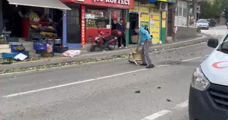 Bursada lodos etkili oldu; ağaçlar devrildi, çatılar uçtu