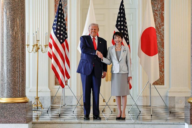 ABD Başkanı Trump, Japonya Başbakanı Sanae Takaichi ile görüştü