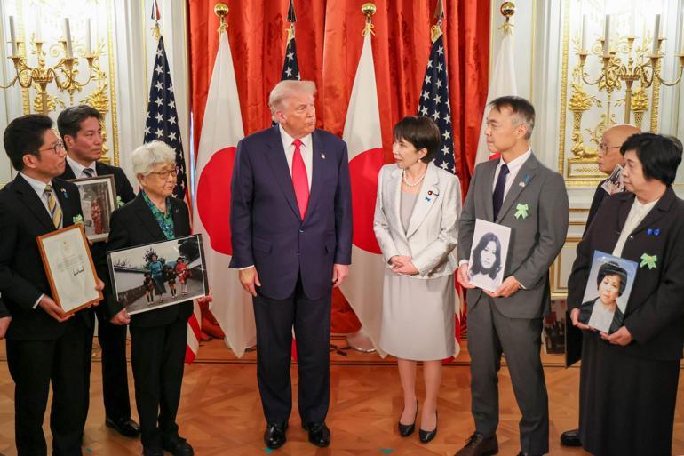 ABD Başkanı Trump, Japonya Başbakanı Sanae Takaichi ile görüştü